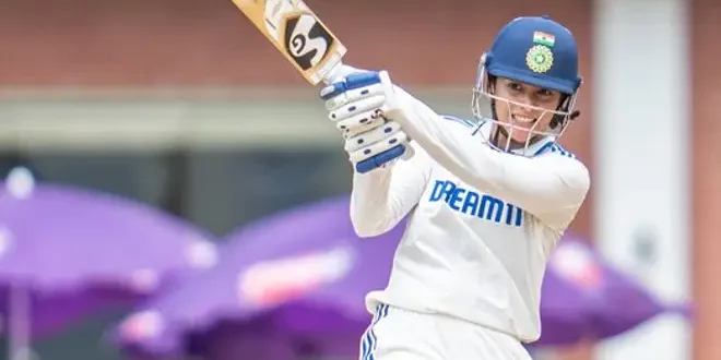 Unstoppable Smriti Mandhana! वनडेनंतर दक्षिण आफ्रिकेविरुद्धच्या कसोटी सामन्यातही ठोकले शानदार शतक