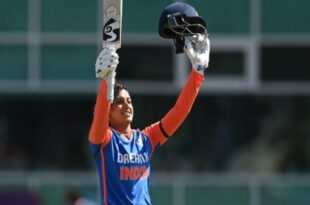 smriti mandhana t20i century