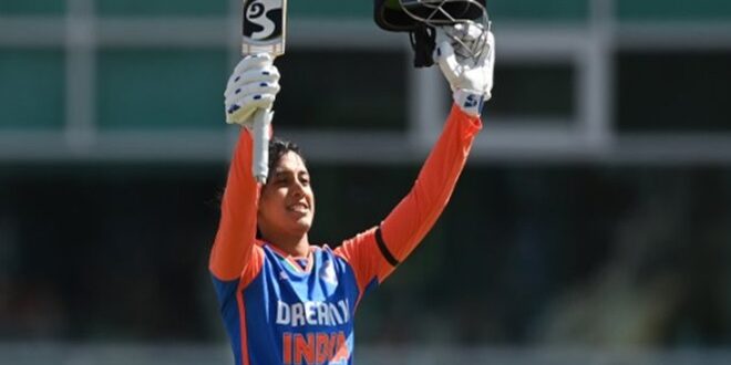 smriti mandhana t20i century
